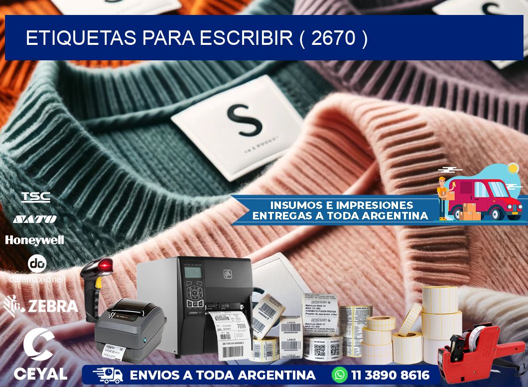 ETIQUETAS PARA ESCRIBIR ( 2670 )