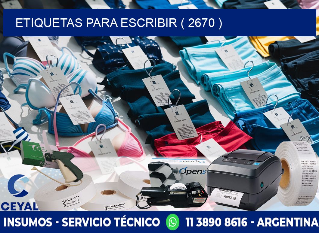 ETIQUETAS PARA ESCRIBIR ( 2670 )