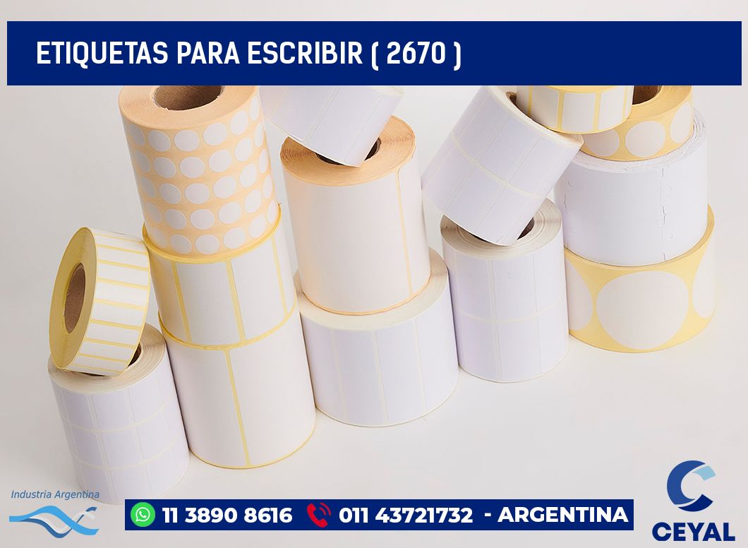 ETIQUETAS PARA ESCRIBIR ( 2670 )