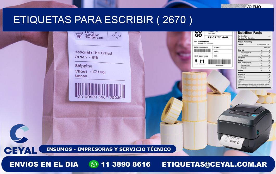 ETIQUETAS PARA ESCRIBIR ( 2670 )