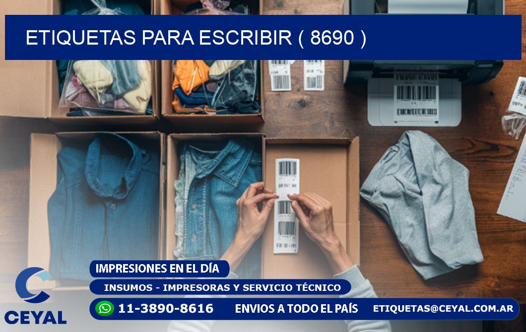 ETIQUETAS PARA ESCRIBIR ( 8690 )