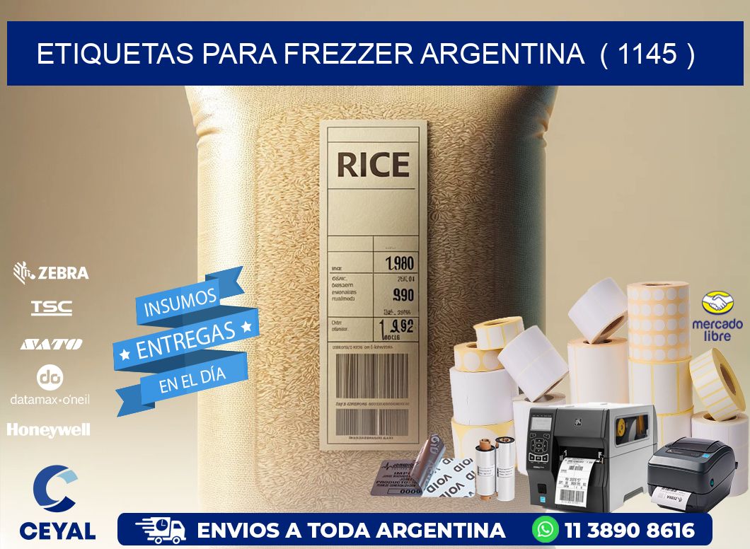 ETIQUETAS PARA FREZZER ARGENTINA  ( 1145 )