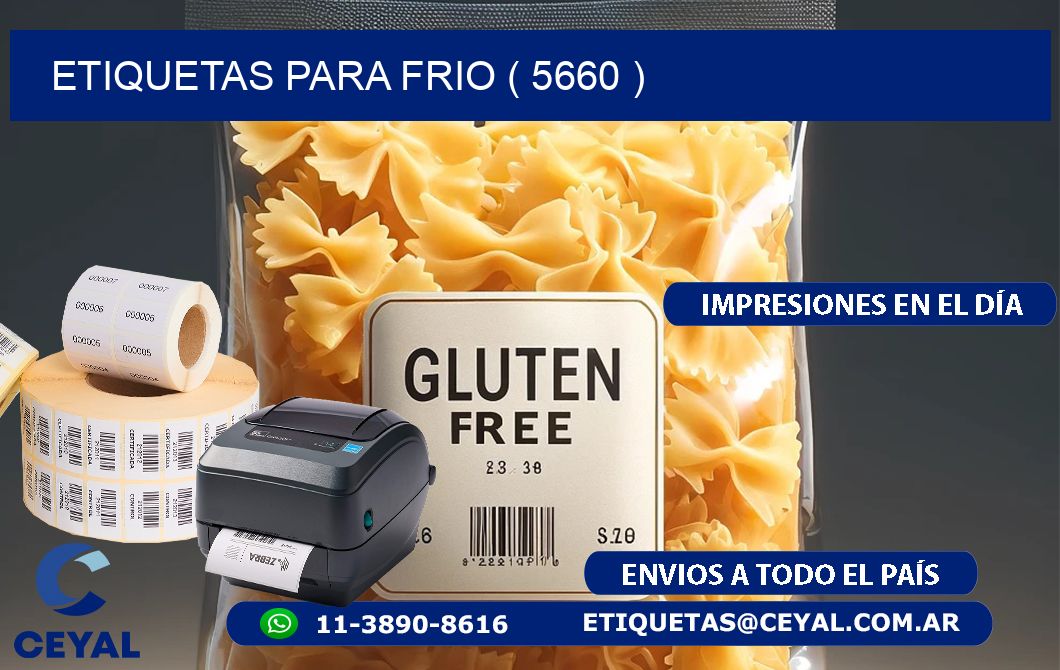 ETIQUETAS PARA FRIO ( 5660 )