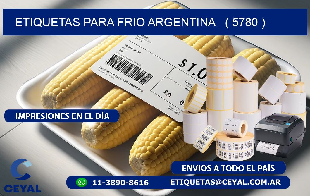 ETIQUETAS PARA FRIO ARGENTINA   ( 5780 )