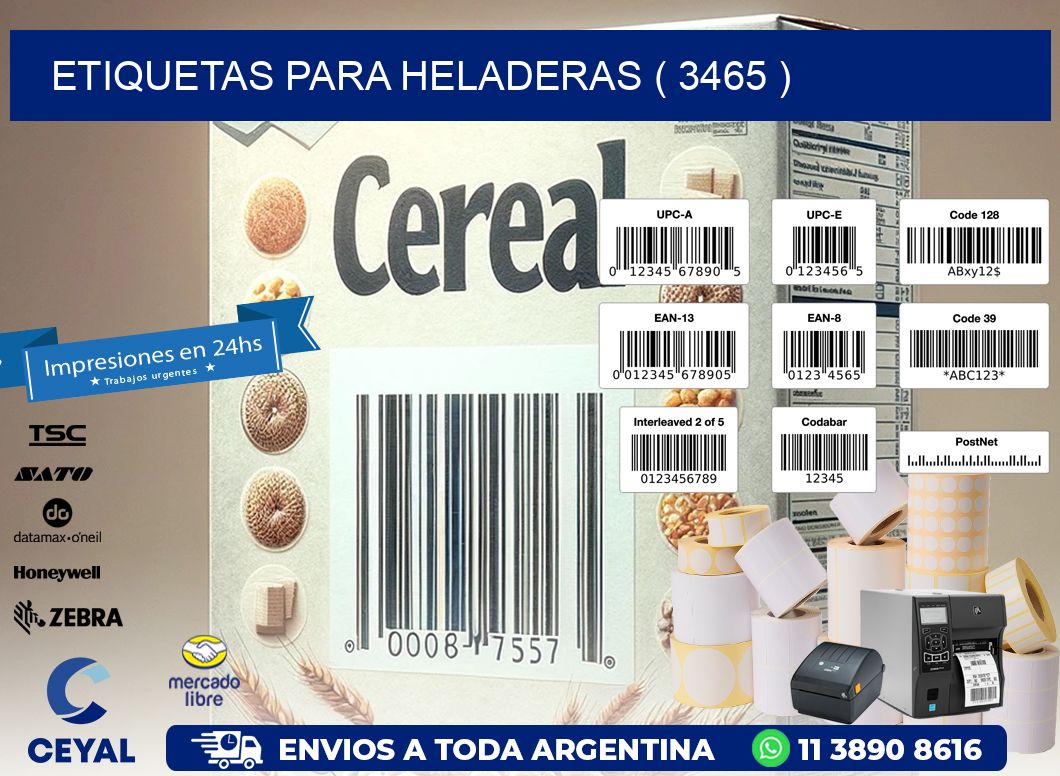 ETIQUETAS PARA HELADERAS ( 3465 )