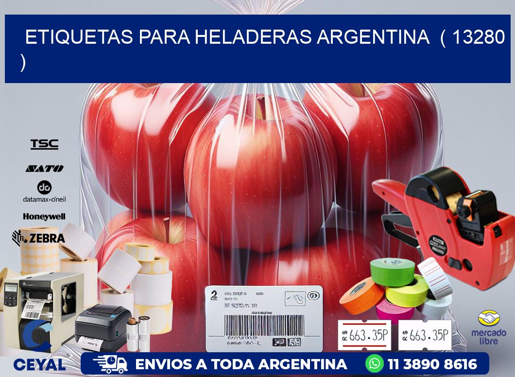ETIQUETAS PARA HELADERAS ARGENTINA  ( 13280 )
