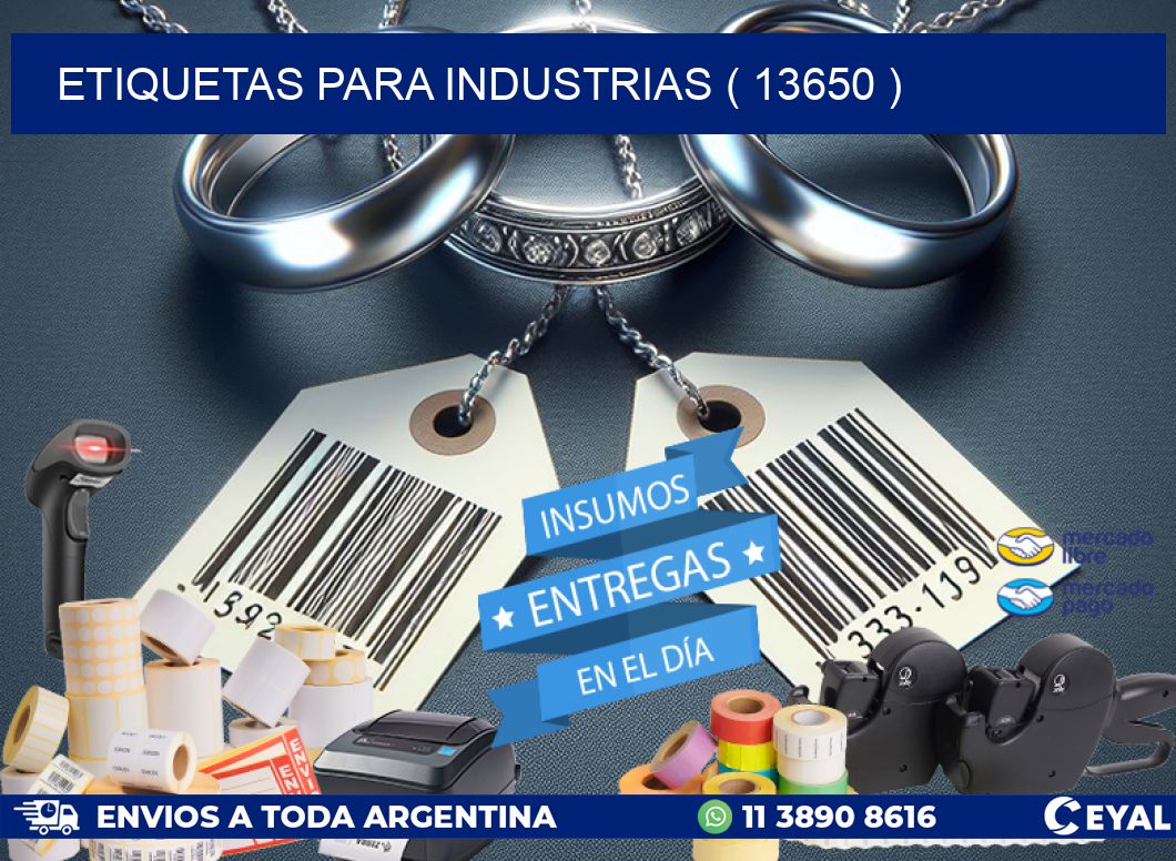 ETIQUETAS PARA INDUSTRIAS ( 13650 )