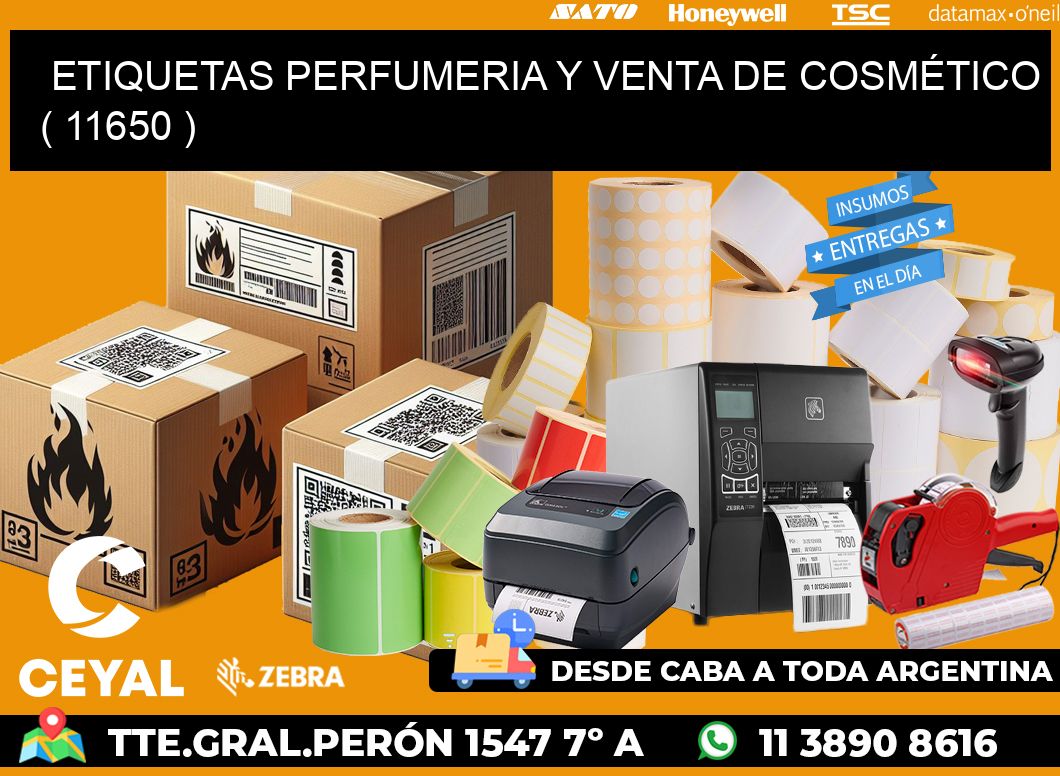 ETIQUETAS PERFUMERIA Y VENTA DE COSMÉTICO ( 11650 )