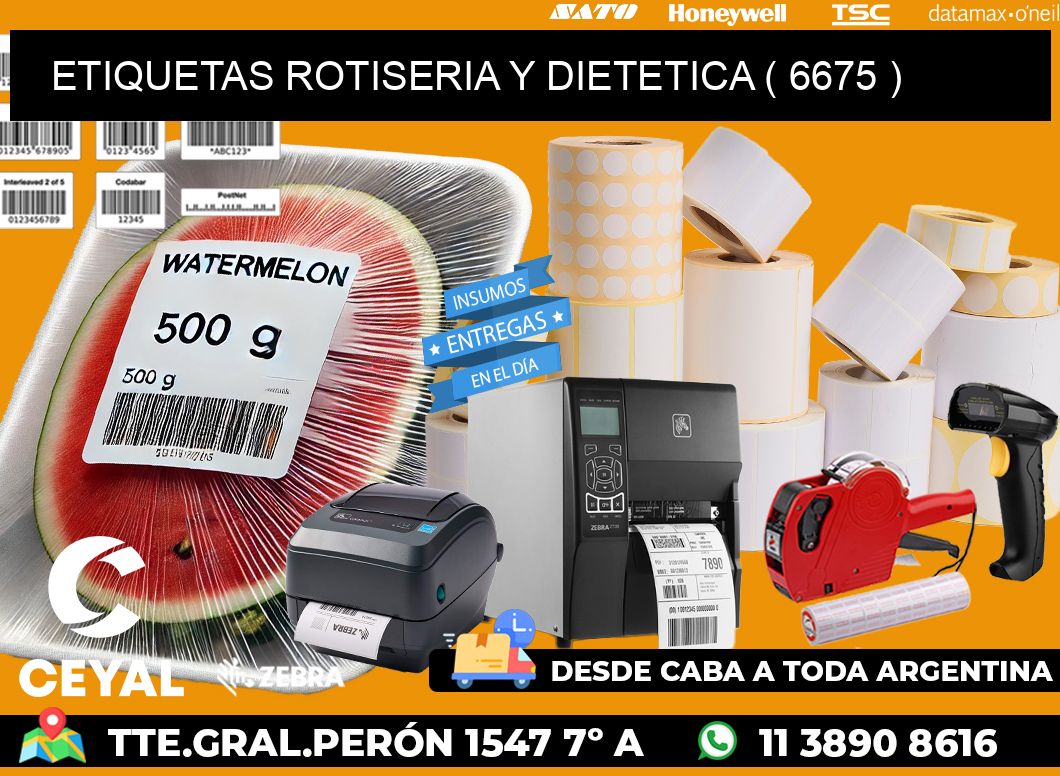 ETIQUETAS ROTISERIA Y DIETETICA ( 6675 )