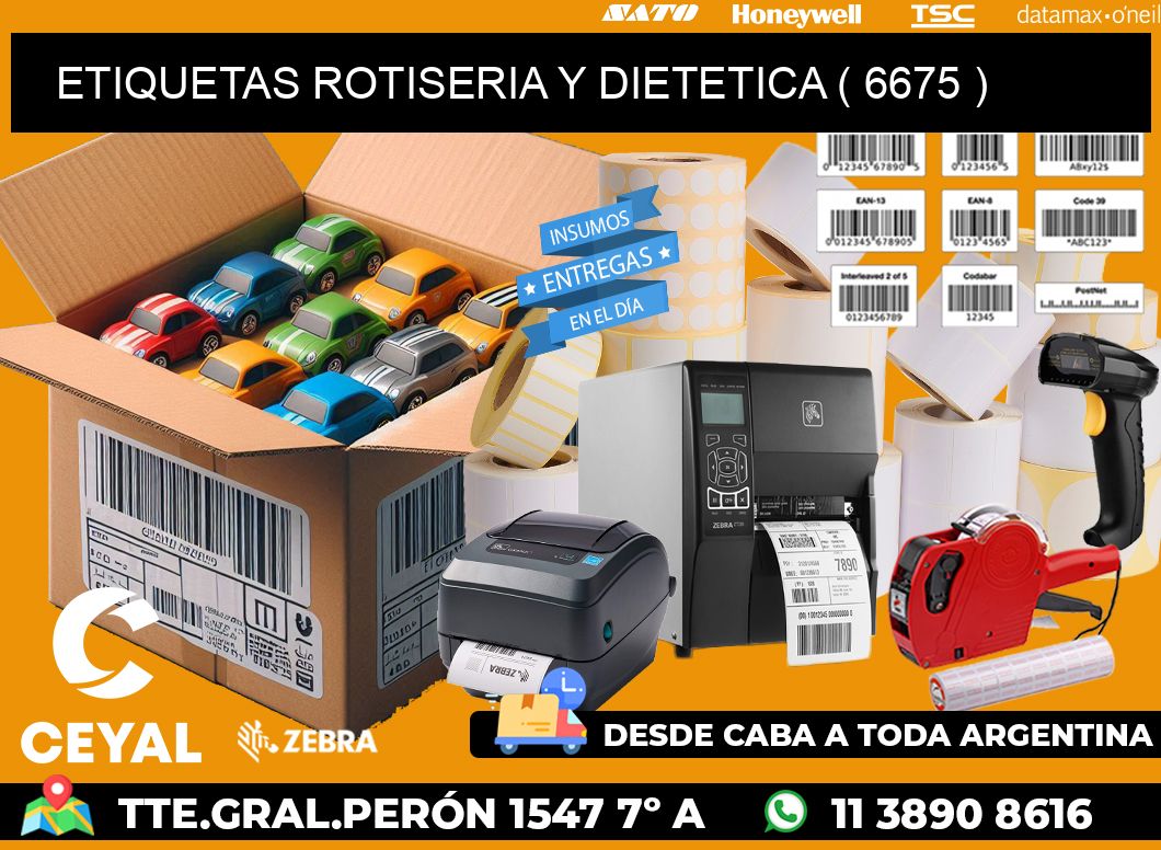 ETIQUETAS ROTISERIA Y DIETETICA ( 6675 )