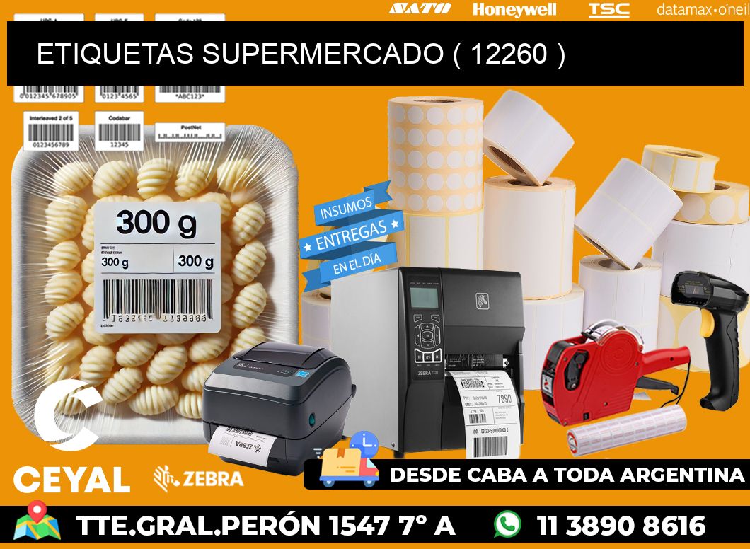 ETIQUETAS SUPERMERCADO ( 12260 )