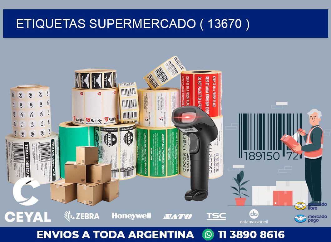 ETIQUETAS SUPERMERCADO ( 13670 )