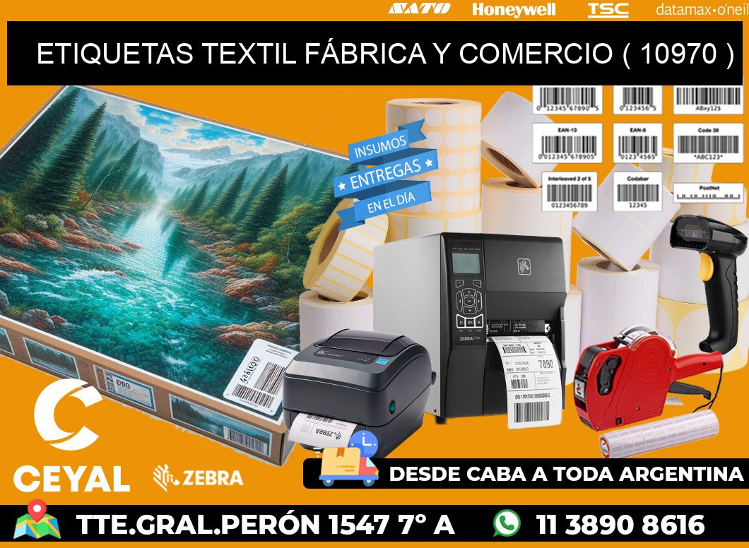 ETIQUETAS TEXTIL FÁBRICA Y COMERCIO ( 10970 )