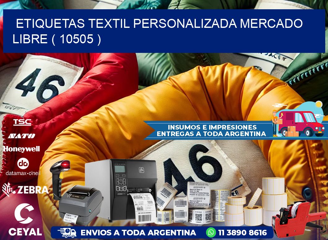 ETIQUETAS TEXTIL PERSONALIZADA MERCADO LIBRE ( 10505 )
