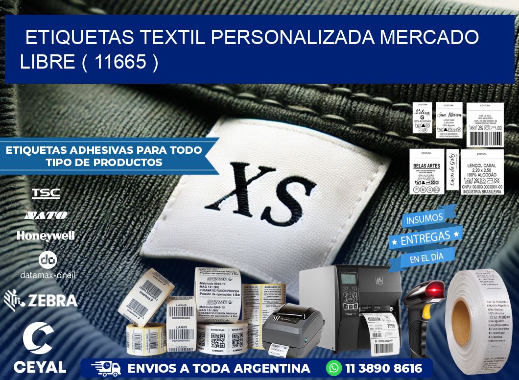 ETIQUETAS TEXTIL PERSONALIZADA MERCADO LIBRE ( 11665 )