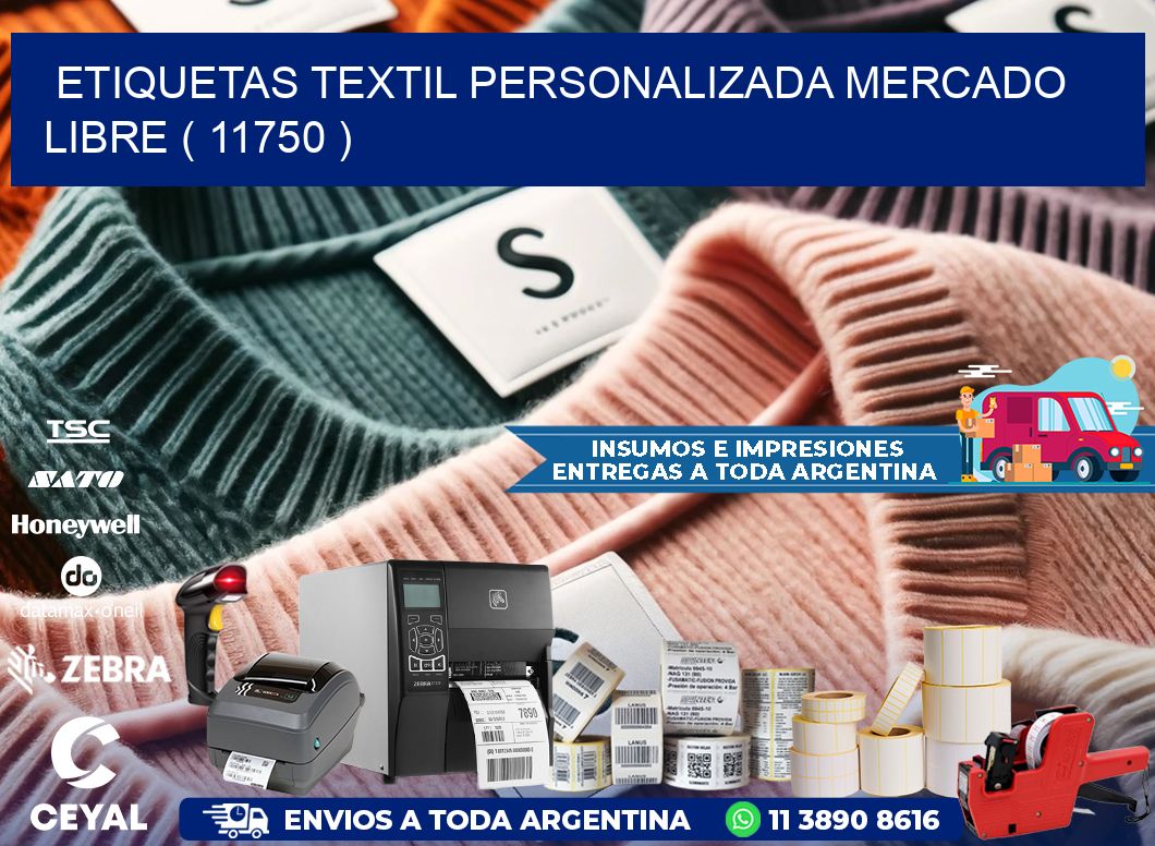 ETIQUETAS TEXTIL PERSONALIZADA MERCADO LIBRE ( 11750 )