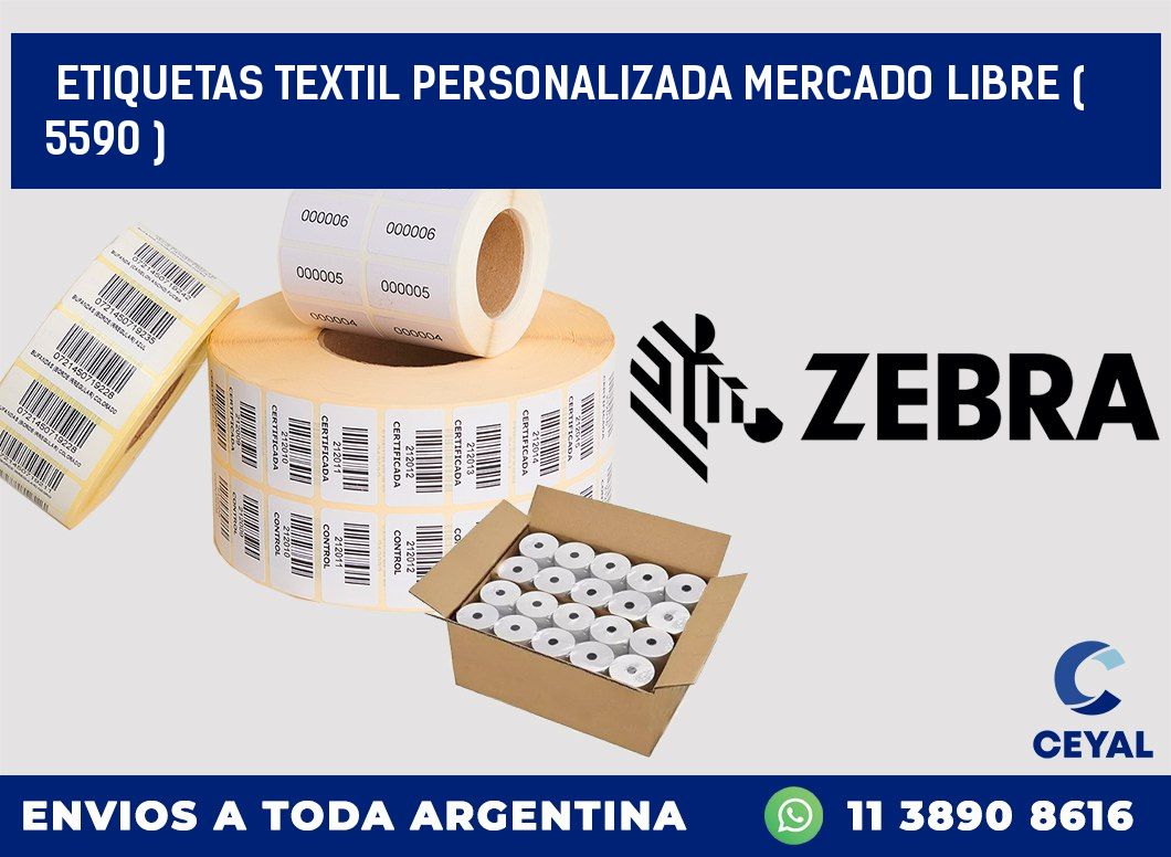 ETIQUETAS TEXTIL PERSONALIZADA MERCADO LIBRE ( 5590 )
