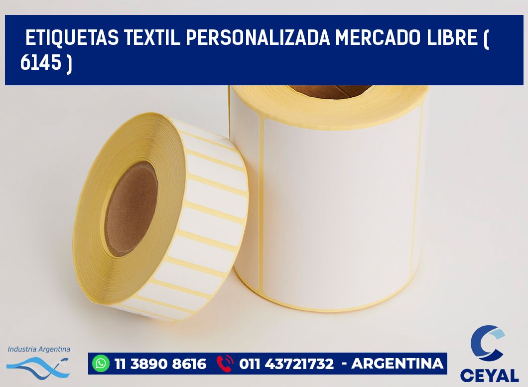 ETIQUETAS TEXTIL PERSONALIZADA MERCADO LIBRE ( 6145 )