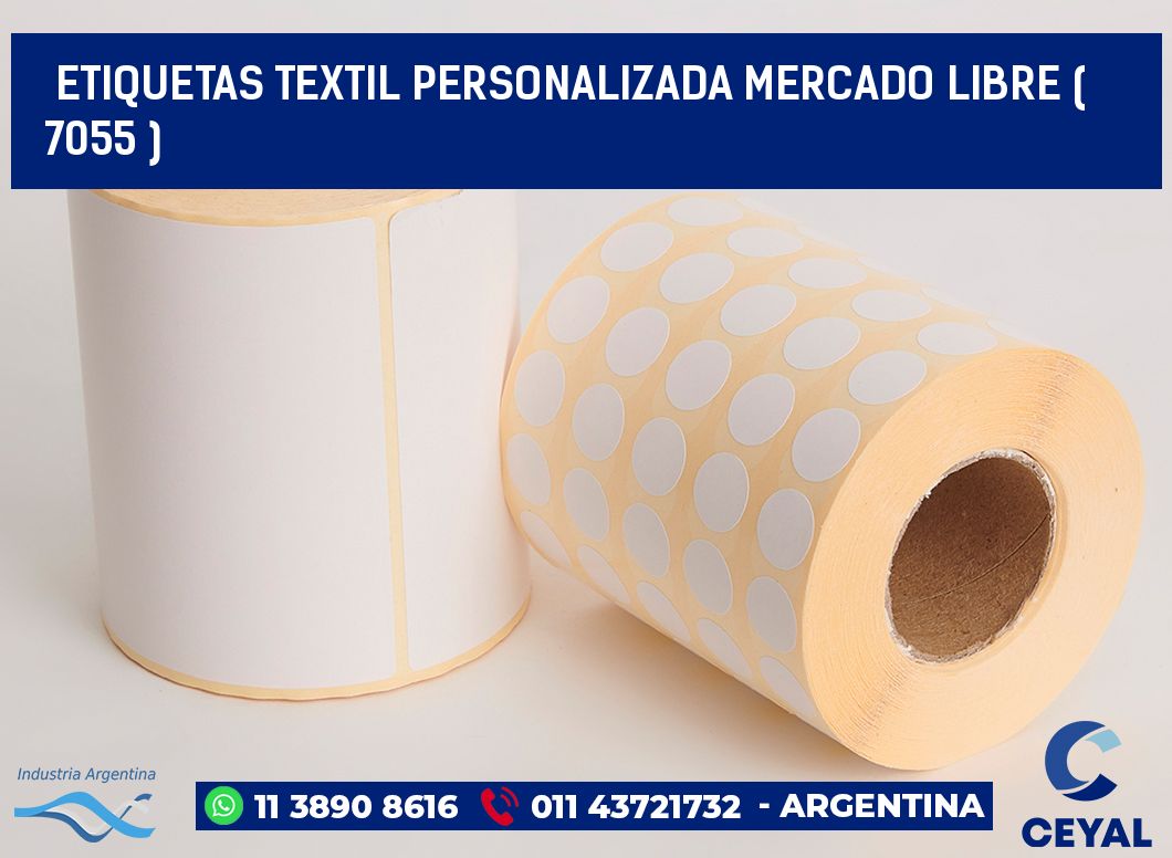 ETIQUETAS TEXTIL PERSONALIZADA MERCADO LIBRE ( 7055 )