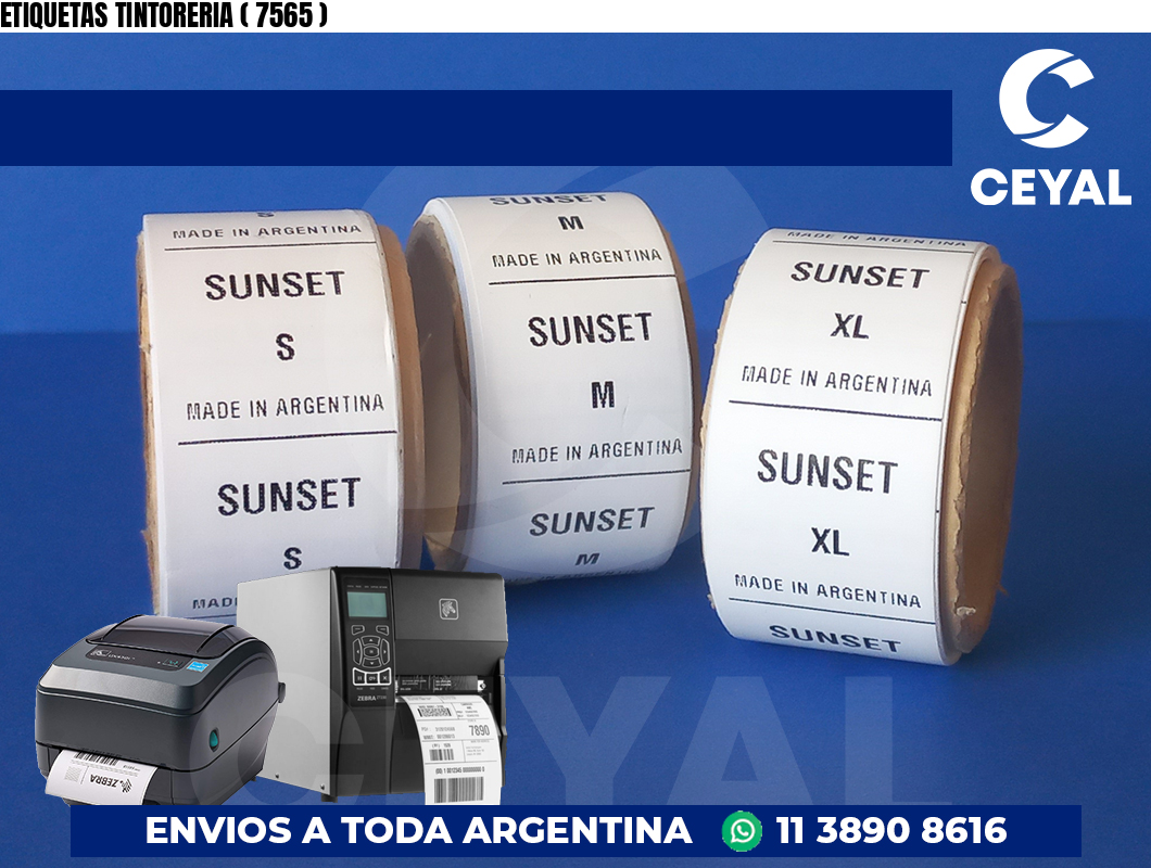 ETIQUETAS TINTORERIA ( 7565 )