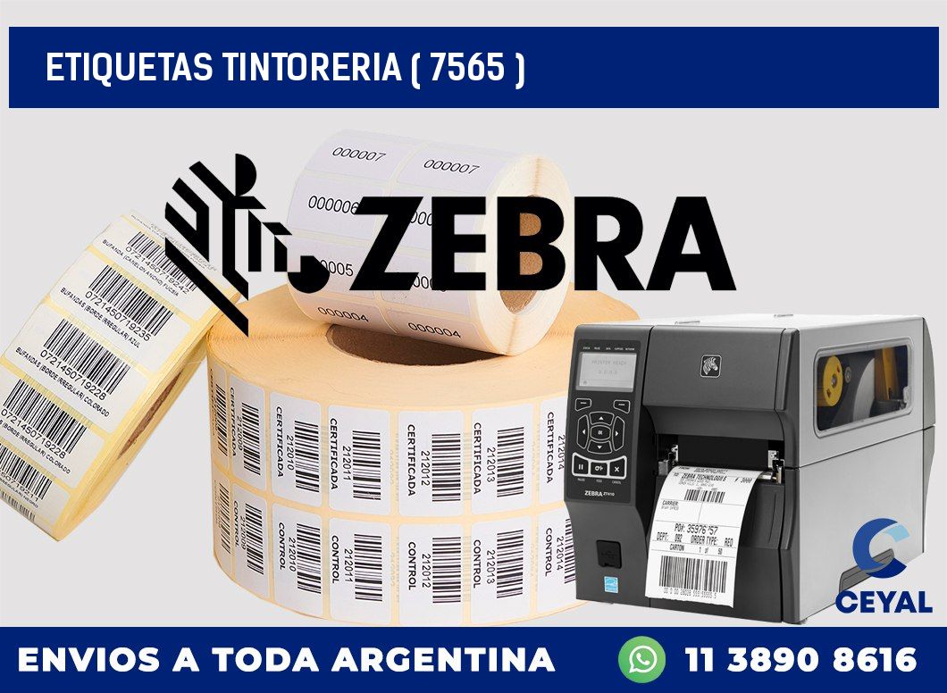 ETIQUETAS TINTORERIA ( 7565 )