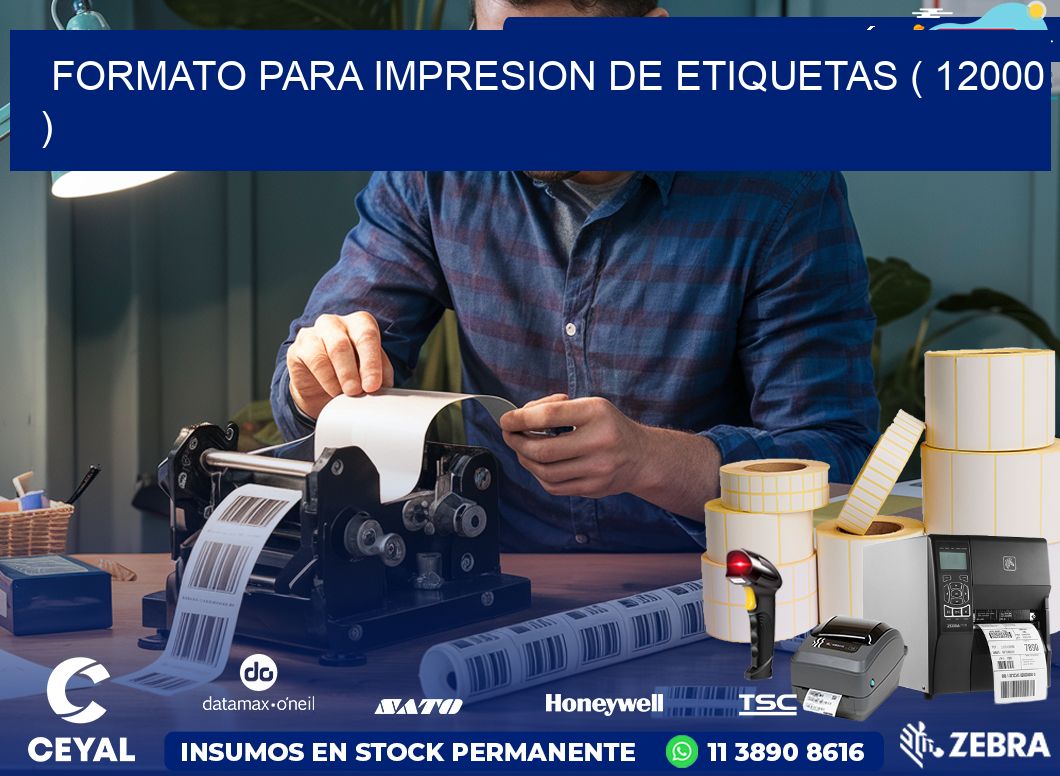 FORMATO PARA IMPRESION DE ETIQUETAS ( 12000 )