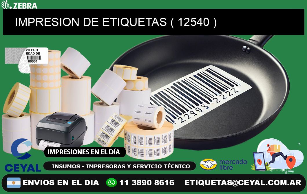 IMPRESION DE ETIQUETAS ( 12540 )
