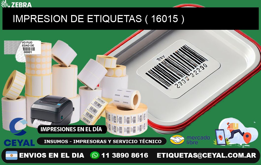 IMPRESION DE ETIQUETAS ( 16015 )