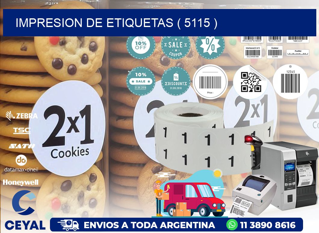 IMPRESION DE ETIQUETAS ( 5115 )