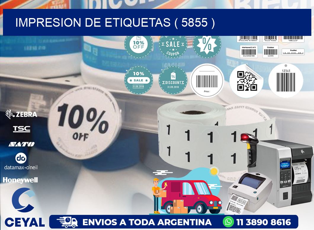IMPRESION DE ETIQUETAS ( 5855 )