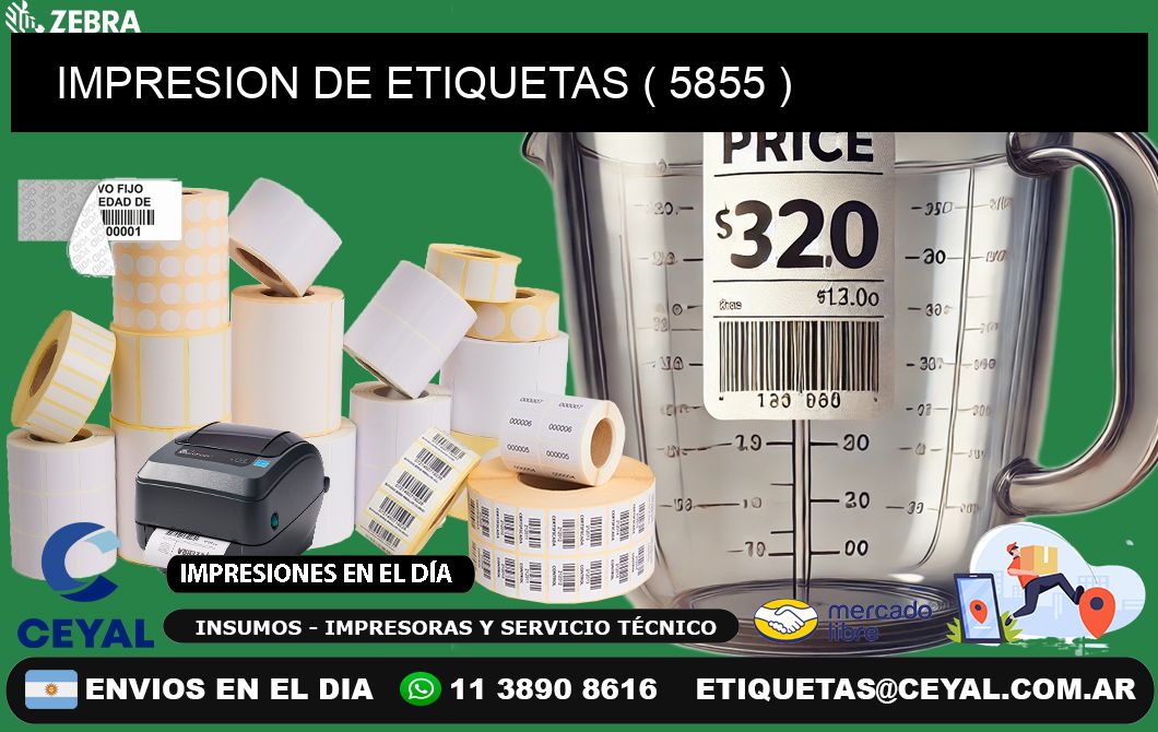 IMPRESION DE ETIQUETAS ( 5855 )