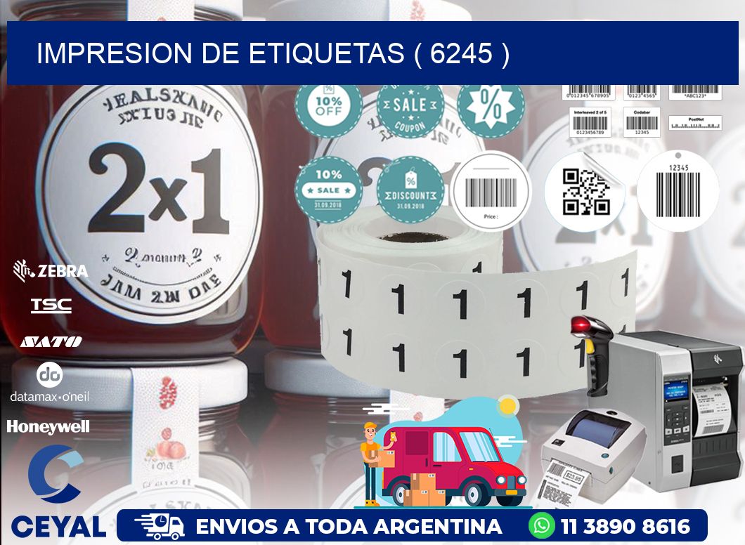 IMPRESION DE ETIQUETAS ( 6245 )