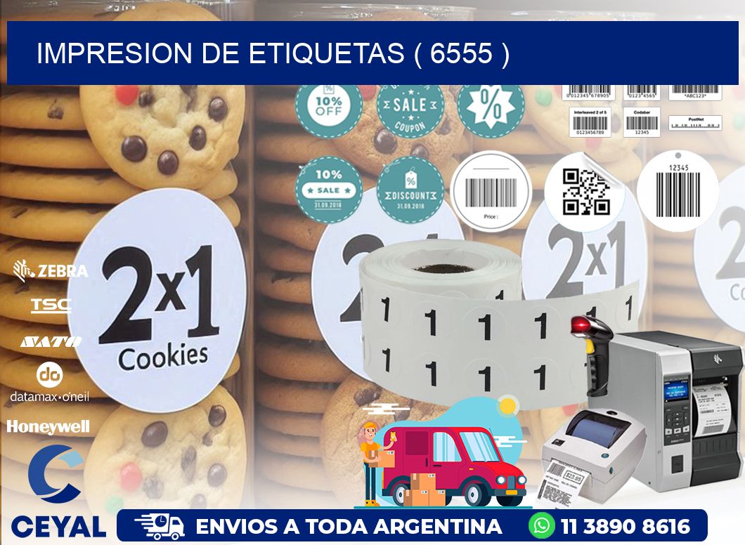 IMPRESION DE ETIQUETAS ( 6555 )