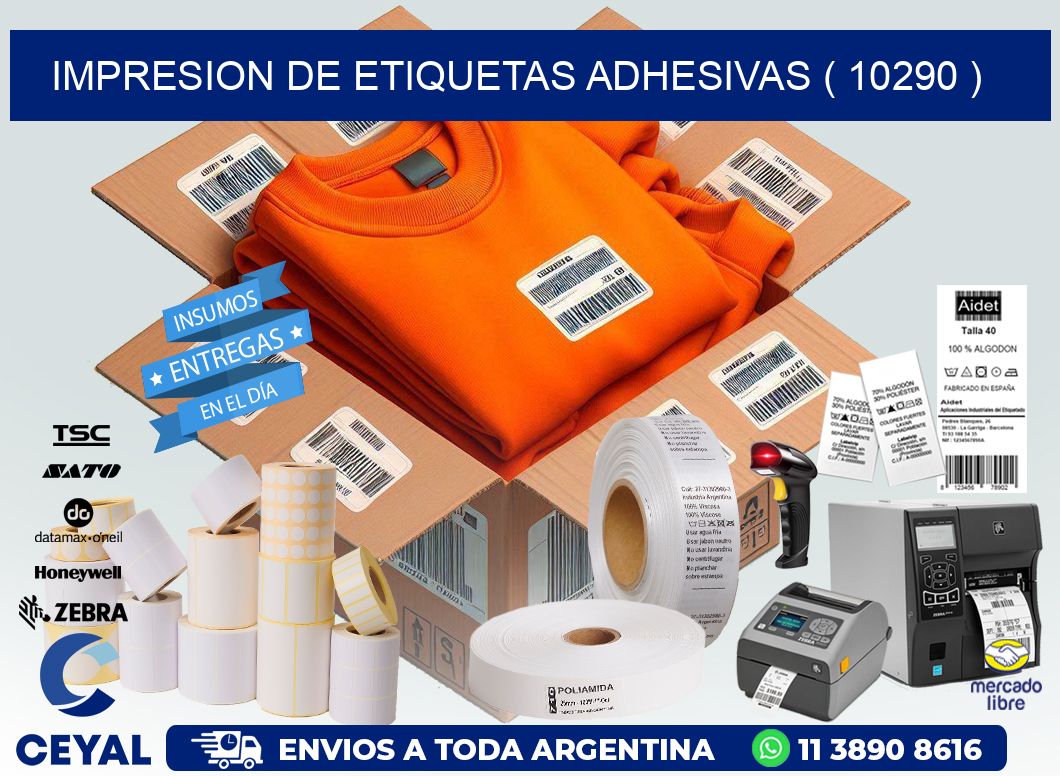 IMPRESION DE ETIQUETAS ADHESIVAS ( 10290 )