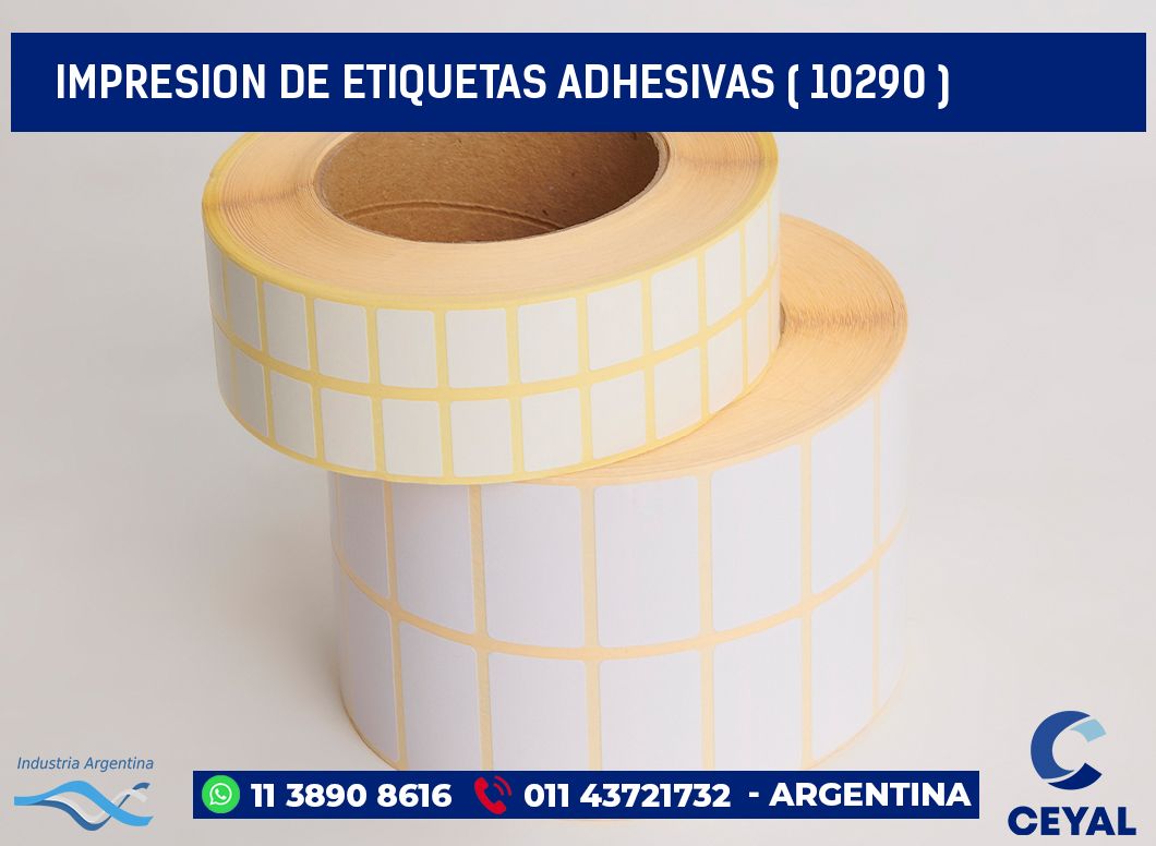 IMPRESION DE ETIQUETAS ADHESIVAS ( 10290 )