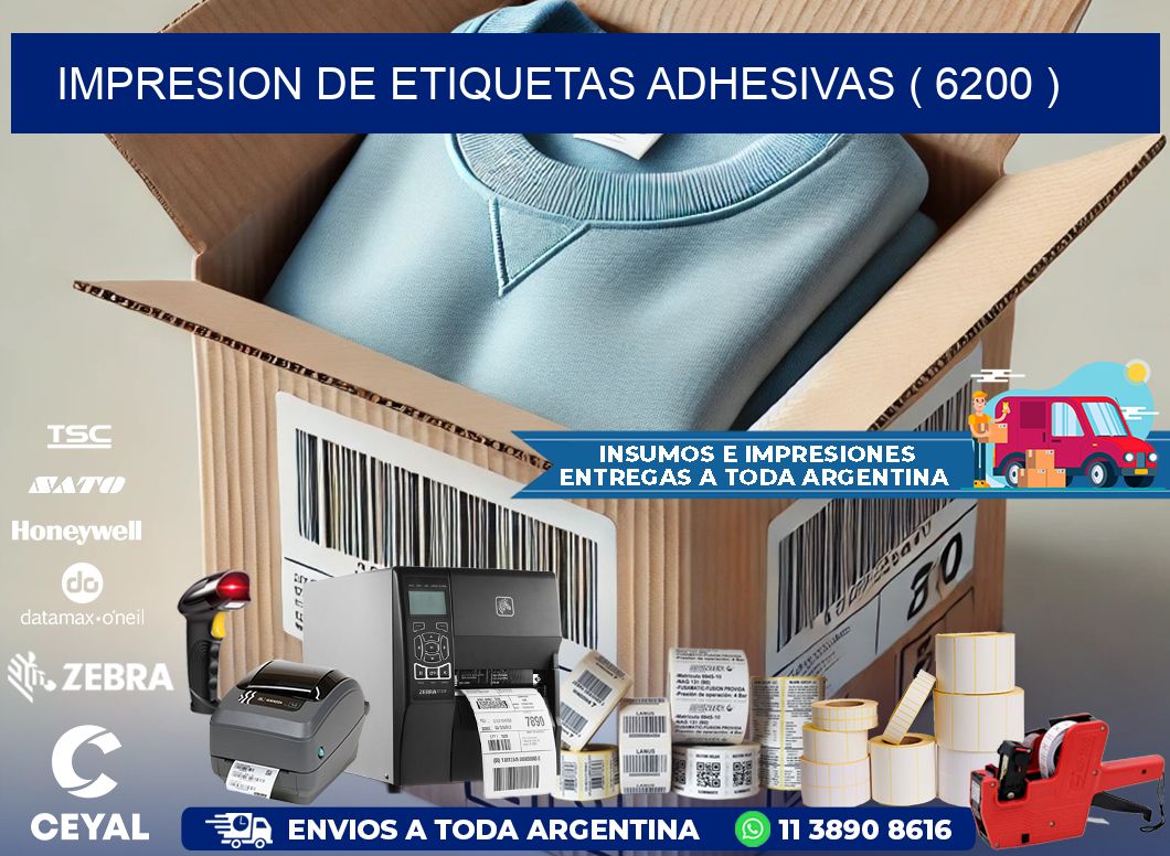 IMPRESION DE ETIQUETAS ADHESIVAS ( 6200 )