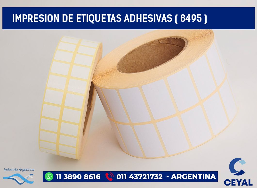 IMPRESION DE ETIQUETAS ADHESIVAS ( 8495 )
