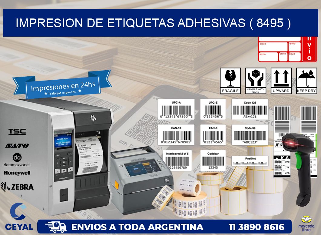IMPRESION DE ETIQUETAS ADHESIVAS ( 8495 )
