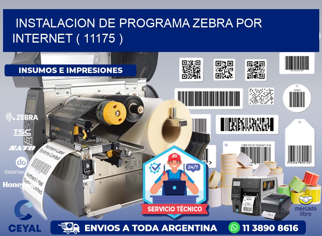 INSTALACION DE PROGRAMA ZEBRA POR INTERNET ( 11175 )