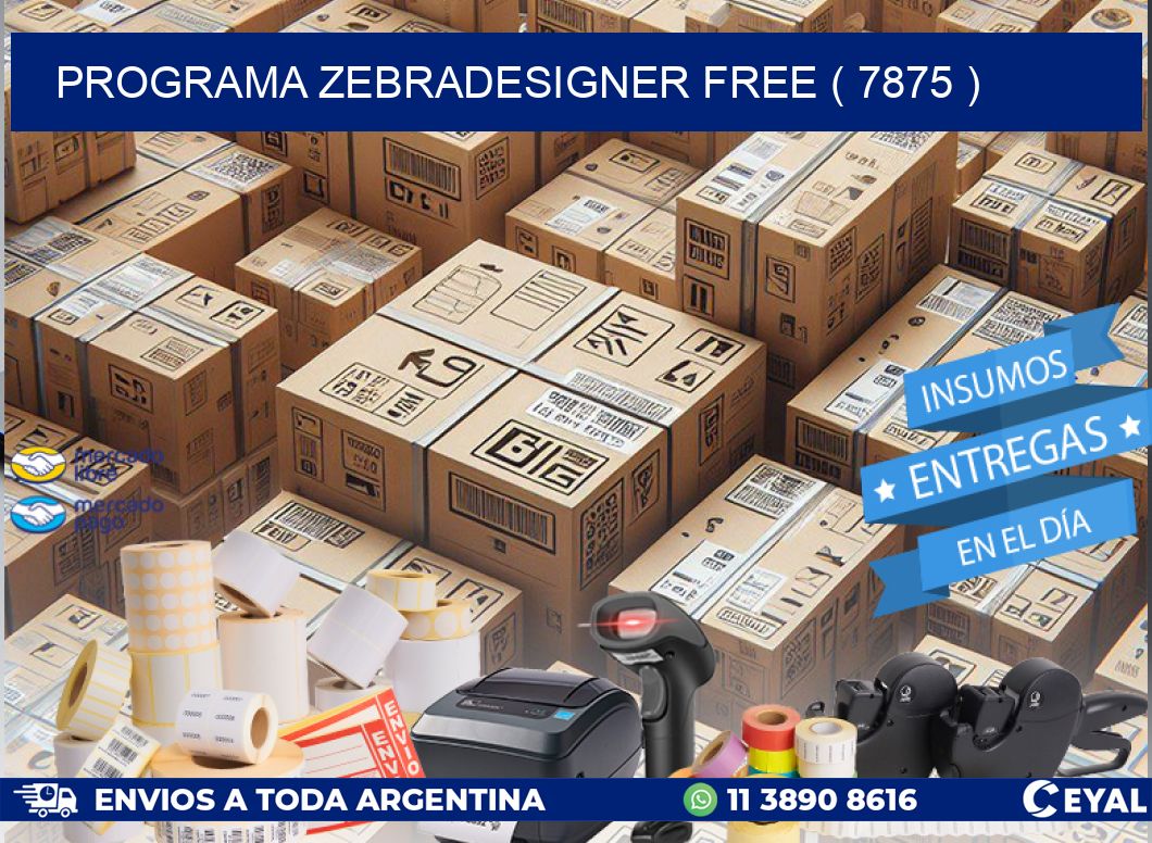 PROGRAMA ZEBRADESIGNER FREE ( 7875 )