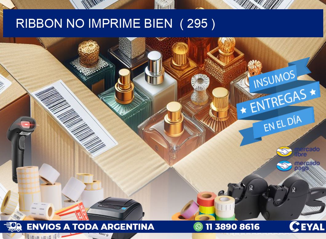 RIBBON NO IMPRIME BIEN  ( 295 )