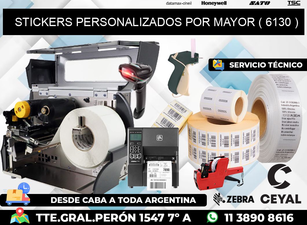 STICKERS PERSONALIZADOS POR MAYOR ( 6130 )