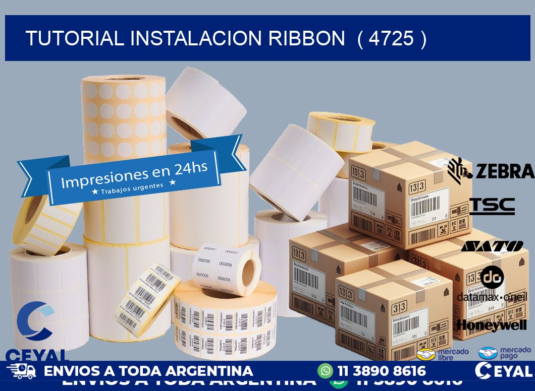 TUTORIAL INSTALACION RIBBON  ( 4725 )