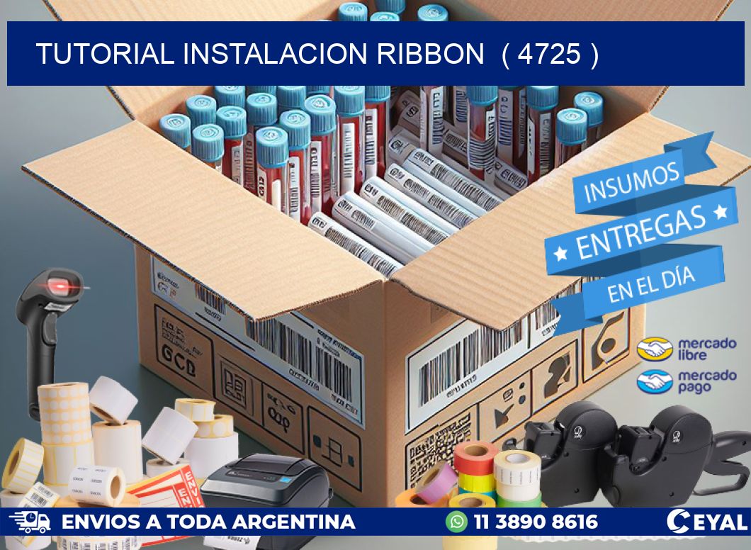 TUTORIAL INSTALACION RIBBON  ( 4725 )