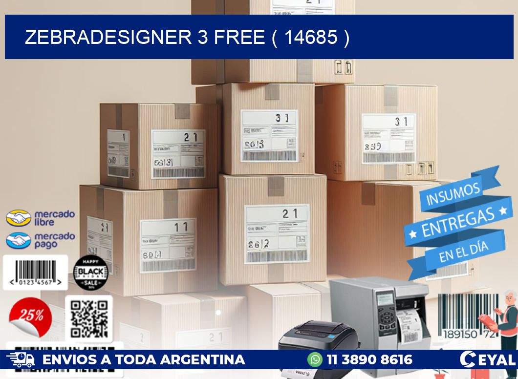 ZEBRADESIGNER 3 FREE ( 14685 )