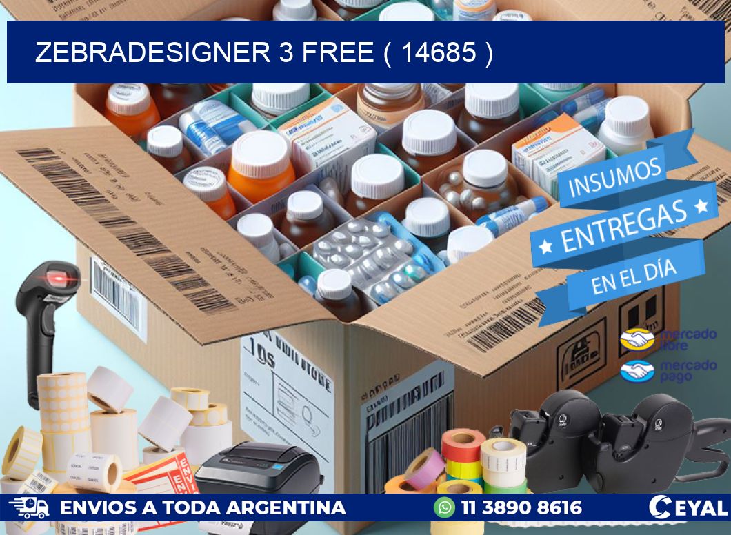 ZEBRADESIGNER 3 FREE ( 14685 )