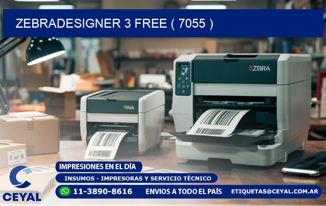 ZEBRADESIGNER 3 FREE ( 7055 )