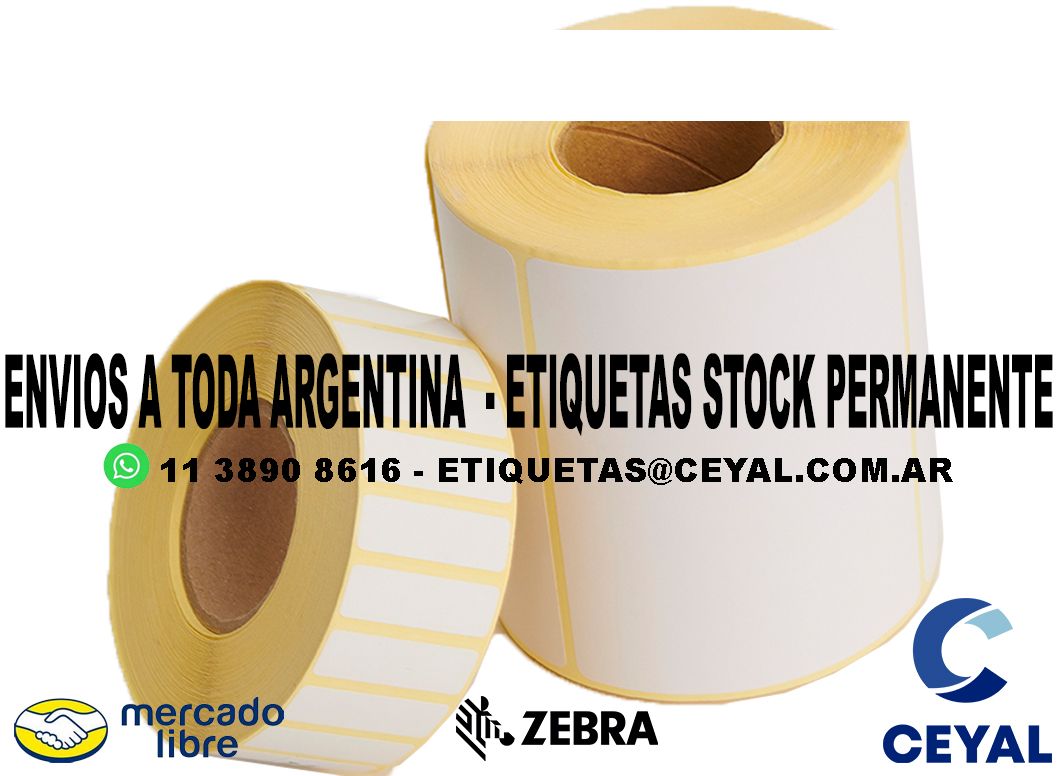 1200 ETIQUETAS RIBBON 65 x 29