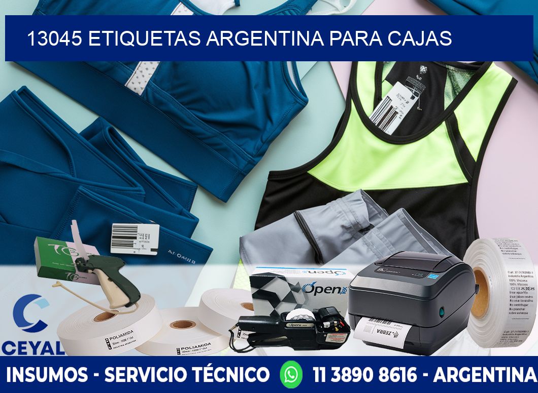 13045 ETIQUETAS ARGENTINA PARA CAJAS