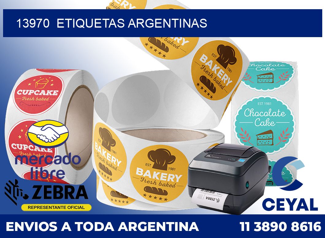 13970  ETIQUETAS ARGENTINAS